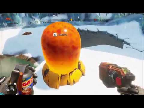 Видео: Упал с замёрзшего озера пока исследовал планету.В игре под названием Journey to the Savage Planet