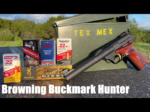 Видео: Обзор и стрельбище Browning Buckmark Hunter 22LR