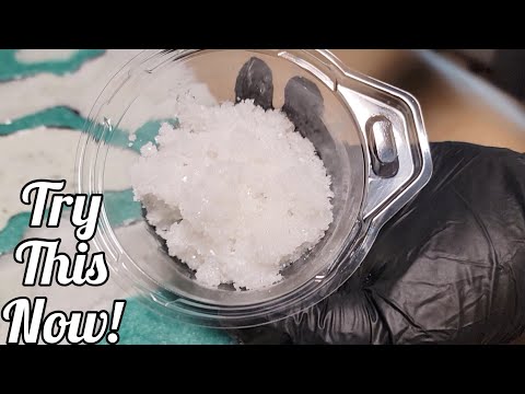 Видео: 💕НОВИНКА! Потрясающие эффекты! Акриловая заливка и кристаллы английской соли! Живопись акриловой ...