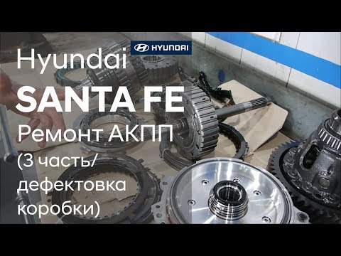 Видео: Ремонт коробки передач на Hyundai SANTA FE (3 часть)