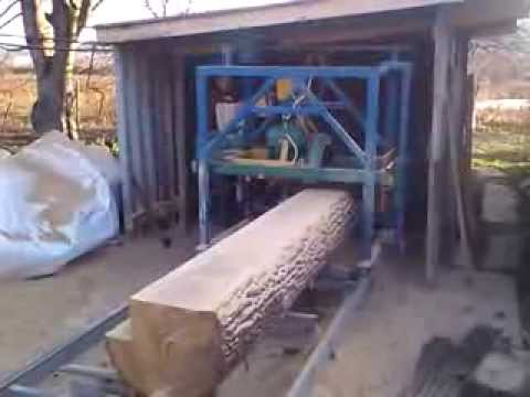 Видео: самодельная дисковая пилорама (sawmill)