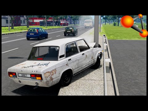 Видео: КРАШ-ТЕСТ ВОССТАНОВЛЕННОЙ МАШИНЫ! - BeamNg Drive