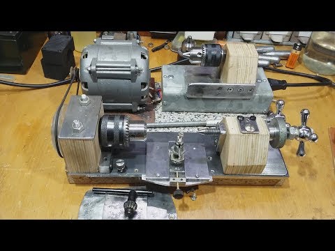 Видео: Токарный станок без токарного 2 (Lathe without Lathe version 2)