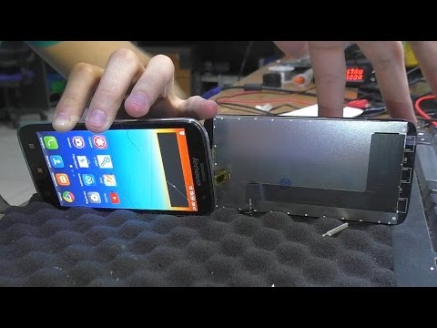 Видео: Разбито стекло тачскрина. Смартфон Lenovo A859. Замена модуля дисплея