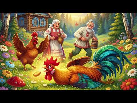 Видео: Сказка "Петушок и бобовое зернышко" - аудиосказка