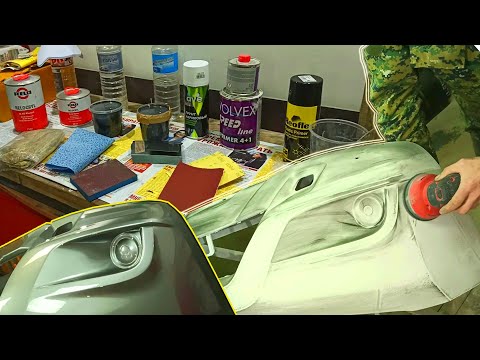 Видео: Покраска нового бампера, что нужно ? Сколько стоит ?