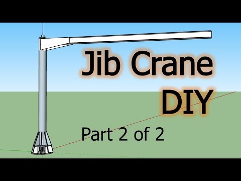 Видео: Самодельный стреловой кран, часть 2 из 2