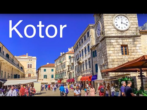 Видео: Пеший тур по Котору, Черногория, 4K 2024