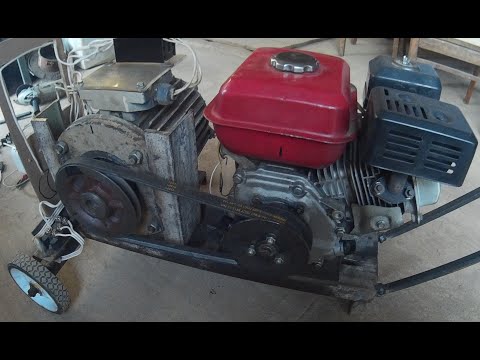 Видео: Как ведёт себя самодельный генератор из асинхронного двигателя, напряжение, частота, амперы, нагрев.