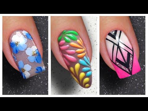 Видео: Дизайн ногтей 2023 | Простой дизайн ногтей #20nails