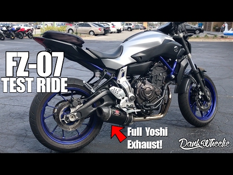 Видео: Тест-драйв Yamaha FZ07 — Wheelie Monster? Победитель розыгрыша!