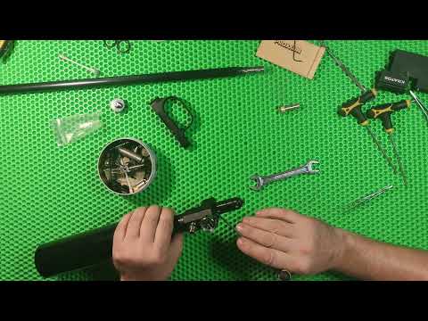 Видео: Crosman Benjamin Kratos, калибр 5,5мм.. Ремонт, раздушка, настройка.