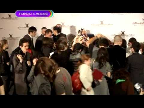 Видео: Джонни Депп в Москве