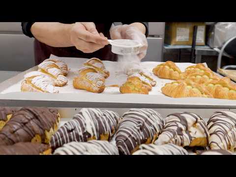 Видео: Удивительная пекарня, специализирующаяся на круассанах! Вкусно как торт!