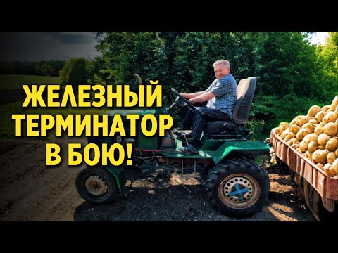 Видео: Самодельный МИНИ ТРАКТОР делает ЭТО! Копает картошку без усилий! 