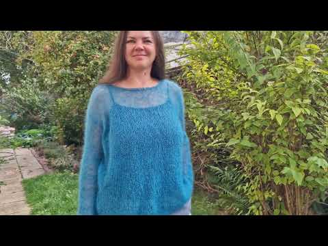 Видео: Готовая работа и новый проект на спицах..##вяжемвместе #мода #огород #блогеры #inspiration #mode 