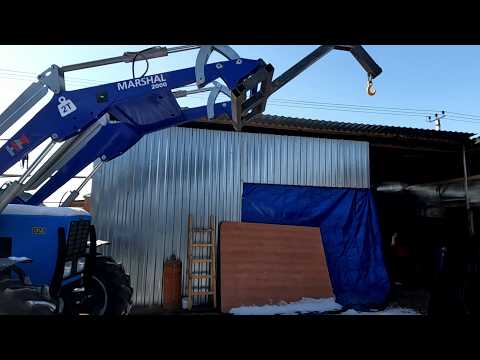 Видео: Погрузочное устройство с быстросьемом на ПКУ для трактора мтз 82.