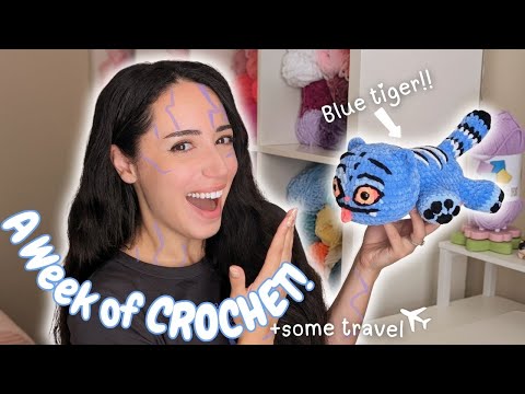 Видео: Вязаный крючком Демон Тигр + Путешествия и Пойдем покупать пряжу!!