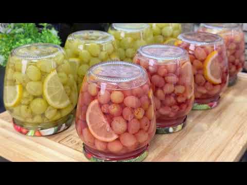 Видео: 🍇 Виноград в банках на зиму | Простой и вкусный рецепт