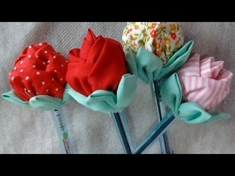 Видео: Как сделать ручку с розовым наконечником из йо-йо Diy Djanilda Ferreira