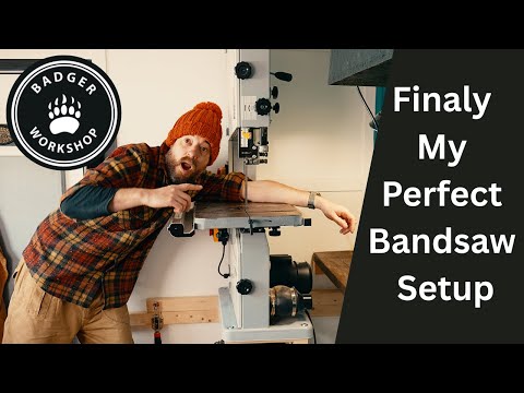 Видео: Я думаю, что это умное решение проблемы идеальной стойки для ленточной пилы.