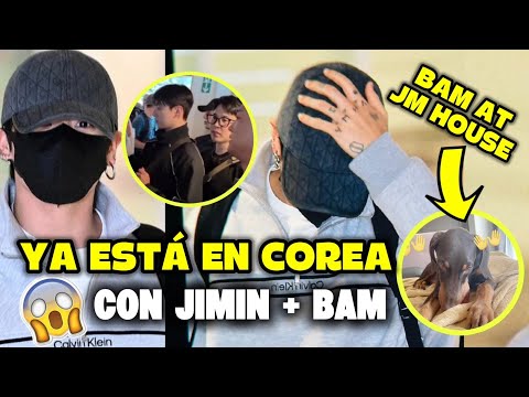 Видео: 🚨Чонгук вернулся в Корею и был замечен с Чимином😱НОВЫЕ ФОТО + Бам в квартире Чимина😍
