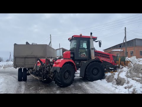 Видео: КИРОВЕЦ К-525 развернуло как игрушку! Транспортировка тяжёлого прицепа.