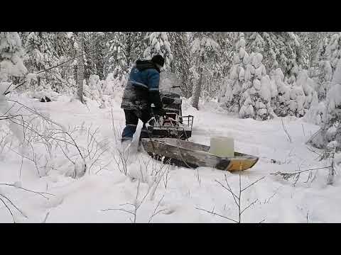 Видео: Первый выезд на буране.До избы.Попались глухари.