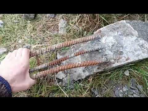 Видео: Режу арматуру на бывшем свинарнике. Находки у реки порадовали