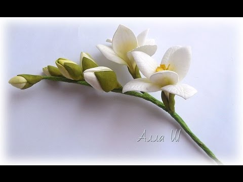 Видео: МК Фрезия из фоамирана