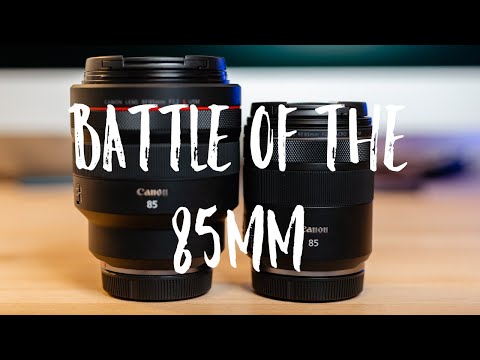 Видео: Стоит ли в 4 раза дороже? | Canon RF 85mm F2 Macro IS против Canon RF 85mm 1.2 L