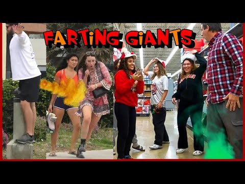 Видео: ПУКАЮЩИЕ ГИГАНТЫ!!! 🦍💨 (Пердежный розыгрыш с GilstrapTV и Super Stupid Poop) 💩