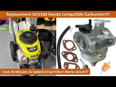 Видео: Сменный карбюратор Honda GCV160 за 18 долларов! Заведётся ли? #карбюратор #двигательhonda #сделай...