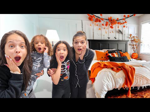 Видео: Удивляем наших детей, преображая комнату — тема Хэллоуина