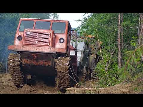 Видео: ТТ-4 Мощь! Вытаскиваем камаз 4310