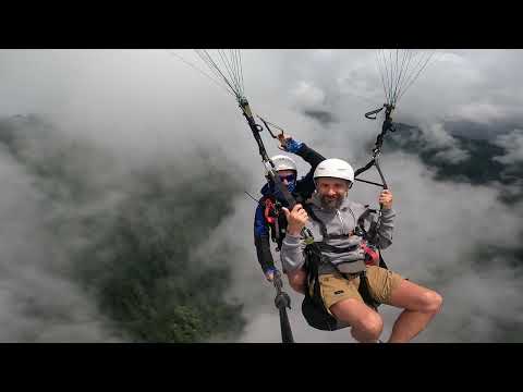 Видео: Абхазия, Мамдзышха. Параплан, 1 часть.