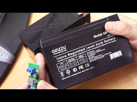 Видео: Модуль для зарядки AGM аккумулятора CN3768