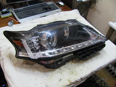 Видео: Ремонт фары автомобиля (видео отчёт)