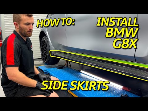 Видео: КАК УСТАНОВИТЬ НАКЛАДКИ ИЗ КАРБОНИНА НА BMW M3 G80 / M4 G82