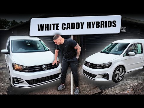 Видео: Белый VW Caddy Startline TRANSFORMATION | TMG Hybrid Bumper Custom Build CUTOM CADDY
