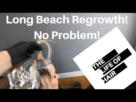 Видео: Отросшие длинные волосы после обесцвечивания | Как обесцветить волосы |