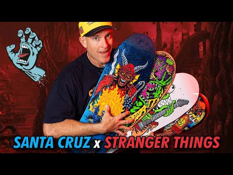 Видео: Stranger Things x Santa Cruz Skateboards, первый взгляд на 5 сезон