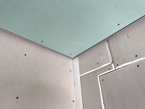 Видео: Подвесной потолок  из гипсокартона без примыкания к стенам