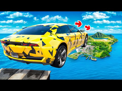 Видео: КАК ДАЛЕКО ЧИТ ТАЧКА УЛЕТИТ С ОГРОМНОГО ТРАМПЛИНА В ГТА 5 МОДЫ? ОБЗОР МОДА В GTA 5