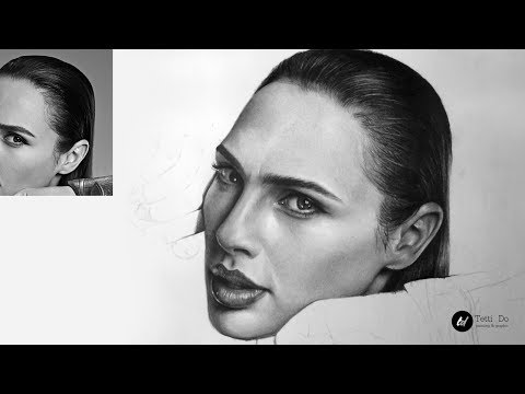 Видео: Как рисовать волосы.  Штриховка в портрете