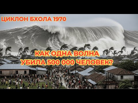 Видео: Циклон Бхола 1970: Когда волна стёрла с лица земли 500 000 жизней