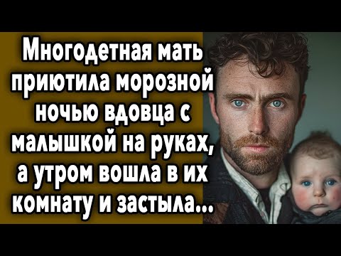 Видео: МНОГОДЕТНАЯ МАТЬ ПРИЮТИЛА МОРОЗНОЙ НОЧЬЮ ВДОВЦА