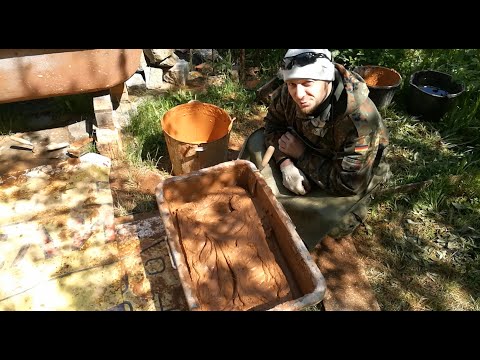 Видео: Как приготовить раствор для кладки печи.