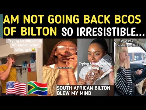 Видео: Американцы впервые попробовали южноафриканский БИЛТОН / Южноафриканский БИЛТОН поразил меня до гл...