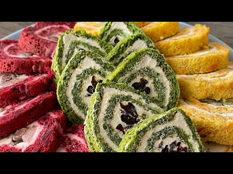 Видео: Шпинат менен рулет/ Шпинатный рулет #даамдуурулет